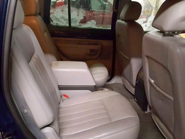 5LMEU88HX4ZJ31403 - 2004 LINCOLN AVIATOR 蓝色 照片 6