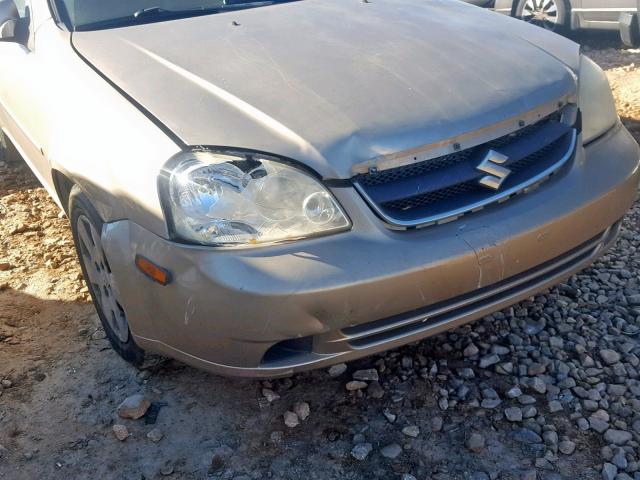 KL5JD56ZX6K325432 - 2006 SUZUKI FORENZA GOLD photo 9