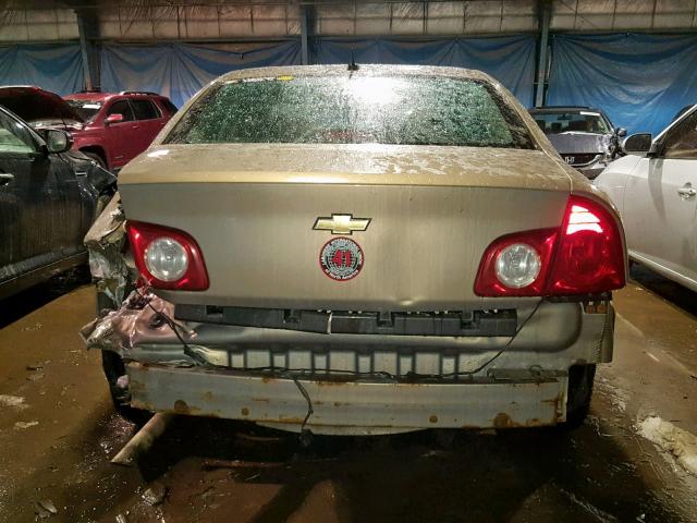 1G1ZG57B88F163486 - 2008 CHEVROLET MALIBU LS Алтын фото 9