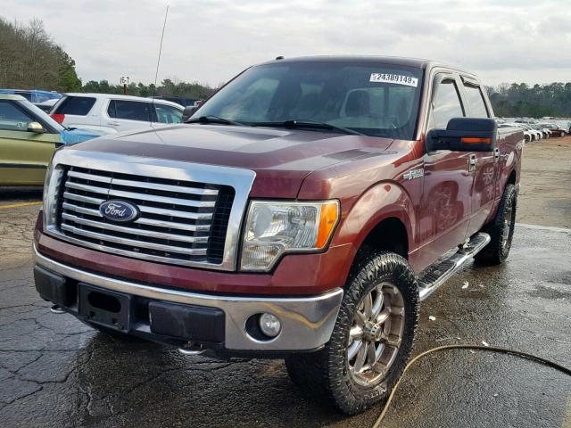 1FTFW1EV4AFC74657 - 2010 FORD F150 SUPER RED photo 2