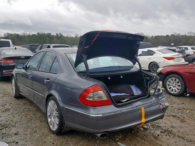 WDBUF56X27B008616 - 2007 MERCEDES-BENZ E 350 GRAY photo 3