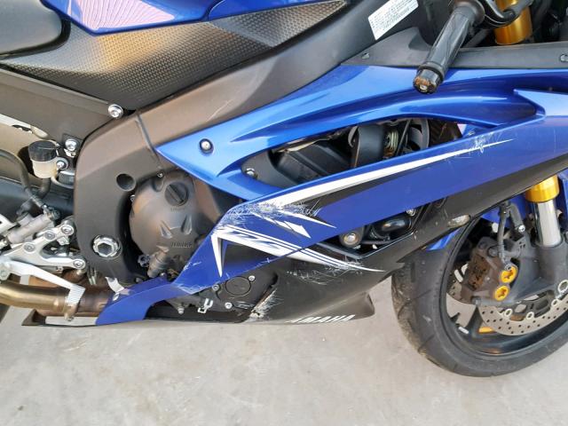 JYARJ16Y69A003639 - 2009 YAMAHA YZFR6 C BLUE photo 7