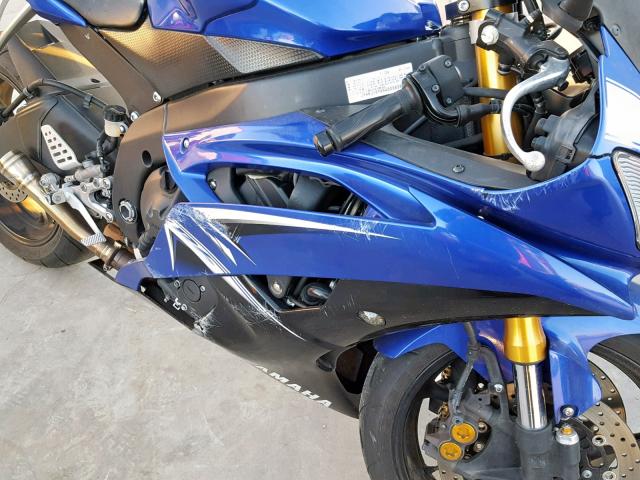 JYARJ16Y69A003639 - 2009 YAMAHA YZFR6 C BLUE photo 9