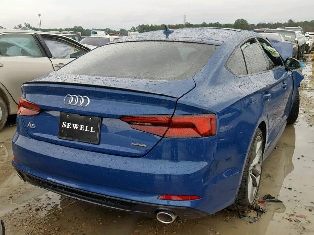 WAUENCF59KA010001 - 2019 AUDI A5 PREMIUM BLUE photo 4