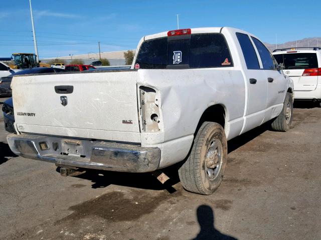 3D7KR28D05G757751 - 2005 DODGE RAM 2500 S WHITE photo 4