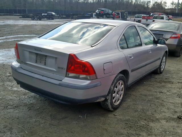 YV1RS61R512061832 - 2001 VOLVO S60 SILVER photo 4