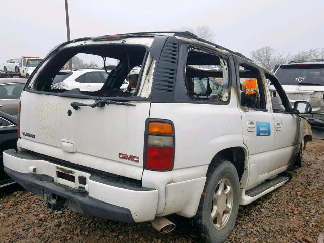 1GKEK63U44J268409 - 2004 GMC YUKON DENA WHITE photo 4