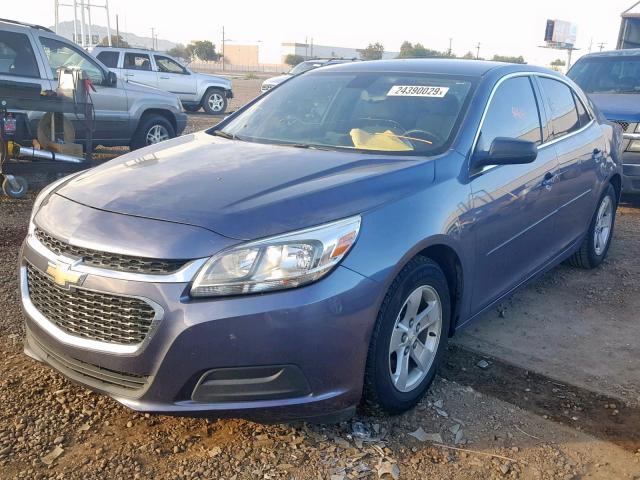 1G11B5SL4EF291991 - 2014 CHEVROLET MALIBU LS BLUE photo 2