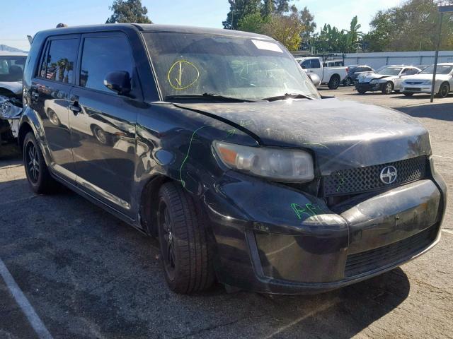 JTLKE50EX81005770 - 2008 TOYOTA SCION XB BLACK photo 1