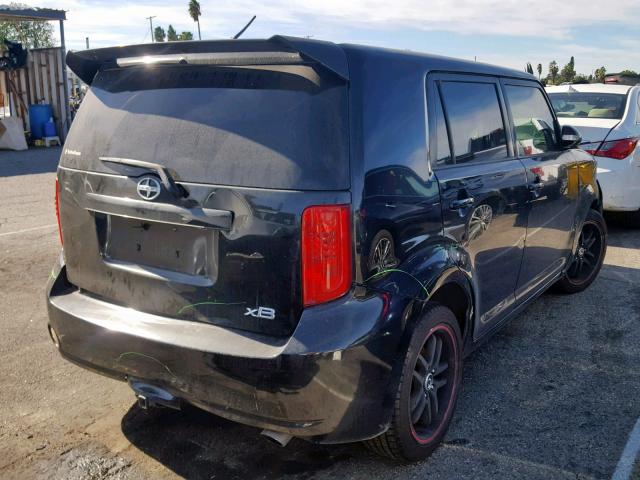 JTLKE50EX81005770 - 2008 TOYOTA SCION XB BLACK photo 4