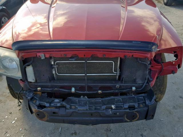 1D7HW48N46S534369 - 2006 DODGE DAKOTA QUA RED photo 9