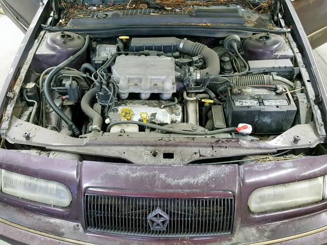 1C3EU4538SF521332 - 1995 CHRYSLER LEBARON GT PURPLE photo 7