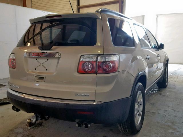 1GKEV13D49J172667 - 2009 GMC ACADIA SLE TAN photo 4