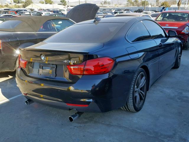 WBA3R1C55EK192511 - 2014 BMW 435 I BLACK photo 4