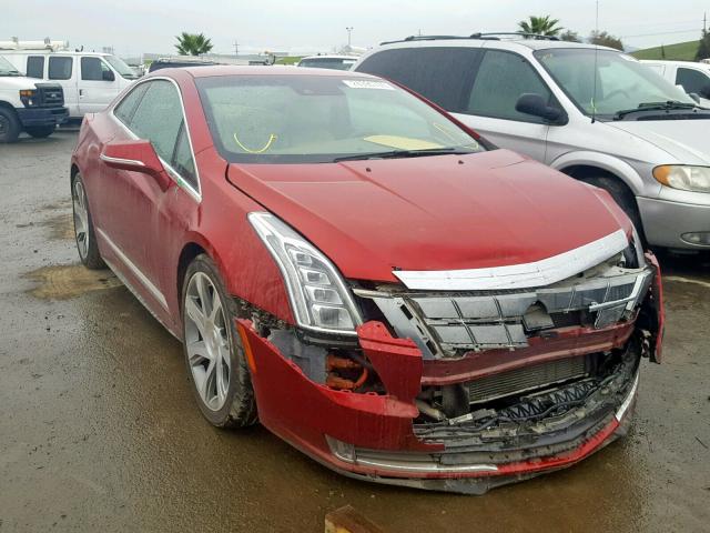 1G6RR1E43EU600786 - 2014 CADILLAC ELR LUXURY RED photo 1