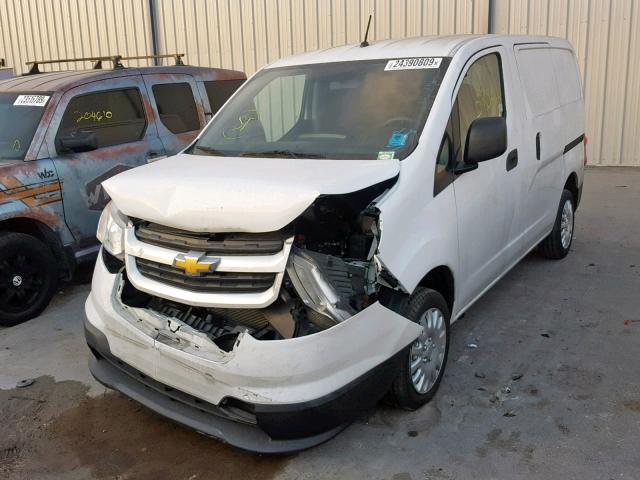 3N63M0YN1FK714624 - 2015 CHEVROLET CITY EXPRE WHITE photo 2