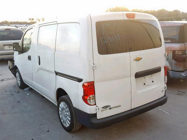 3N63M0YN1FK714624 - 2015 CHEVROLET CITY EXPRE WHITE photo 3