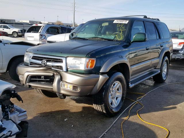 JT3HN87R3Y9044335 - 2000 TOYOTA 4RUNNER LI GREEN photo 2