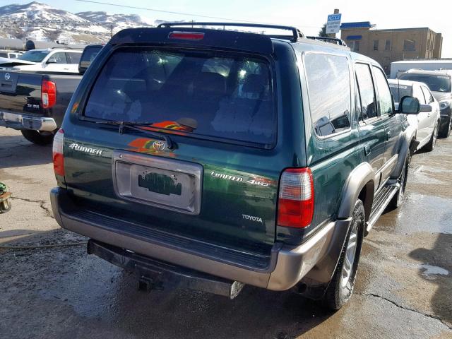 JT3HN87R3Y9044335 - 2000 TOYOTA 4RUNNER LI GREEN photo 4