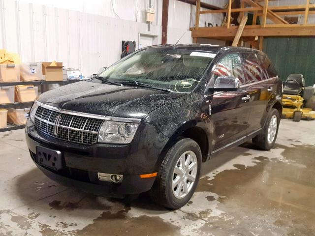 2LMDJ6JC5ABJ29278 - 2010 LINCOLN MKX BLACK photo 2