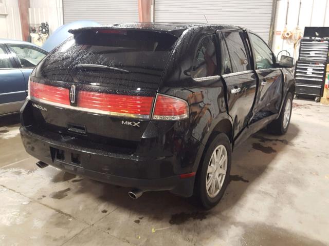 2LMDJ6JC5ABJ29278 - 2010 LINCOLN MKX BLACK photo 4