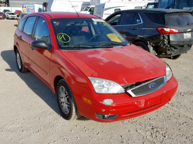 1FAFP37N67W334197 - 2007 FORD FOCUS ZX5 RED photo 1