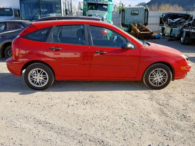 1FAFP37N67W334197 - 2007 FORD FOCUS ZX5 RED photo 9