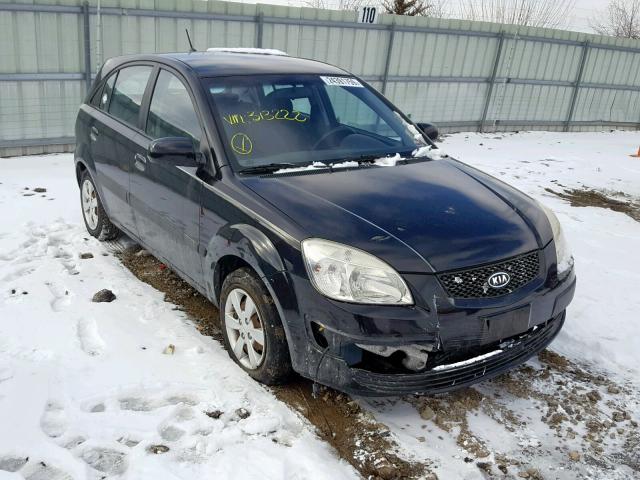 KNADE163386313222 - 2008 KIA RIO 5 SX BLACK photo 1