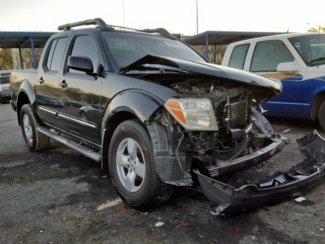 1N6AD07U46C434704 - 2006 NISSAN FRONTIER C BLACK photo 1