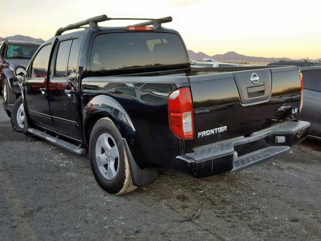 1N6AD07U46C434704 - 2006 NISSAN FRONTIER C BLACK photo 3