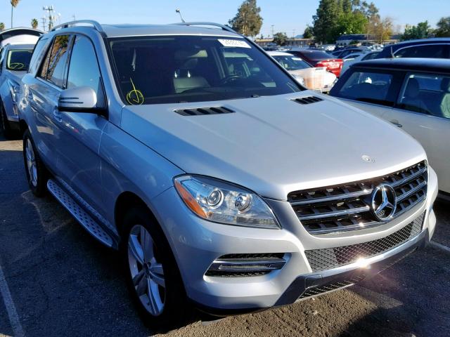 4JGDA5JB2EA403874 - 2014 MERCEDES-BENZ ML 350 SILVER photo 1