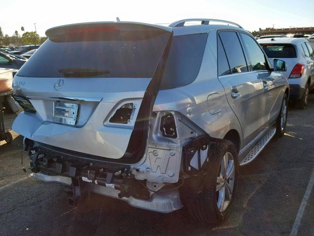 4JGDA5JB2EA403874 - 2014 MERCEDES-BENZ ML 350 SILVER photo 4