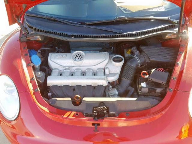 3VWPG3AG5AM015600 - 2010 VOLKSWAGEN NEW BEETLE Qırmızı foto 7