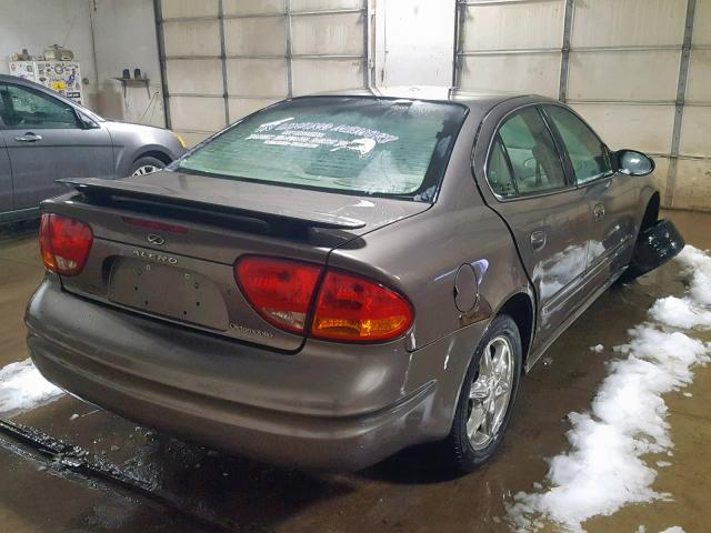 1G3NF52E22C231848 - 2002 OLDSMOBILE ALERO GLS TAN photo 4