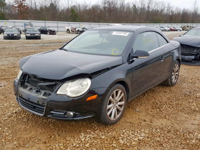 WVWBA71F87V042284 - 2007 VOLKSWAGEN EOS 2.0T BLACK photo 2