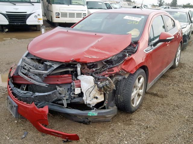 1G1RG6E46EU173080 - 2014 CHEVROLET VOLT RED photo 2