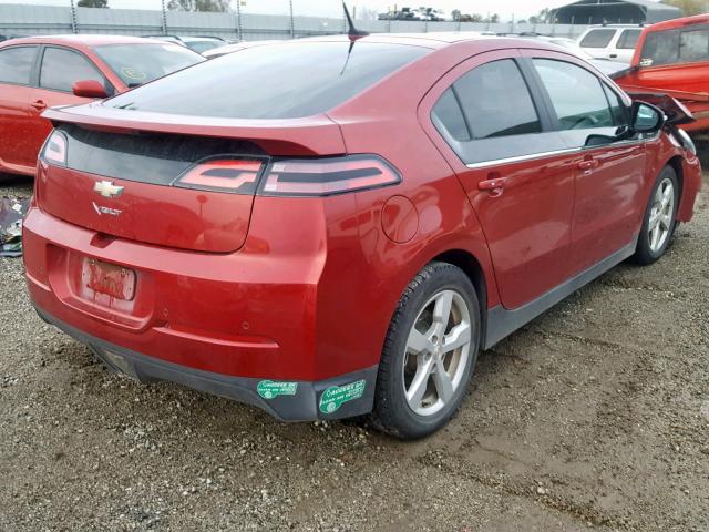 1G1RG6E46EU173080 - 2014 CHEVROLET VOLT RED photo 4