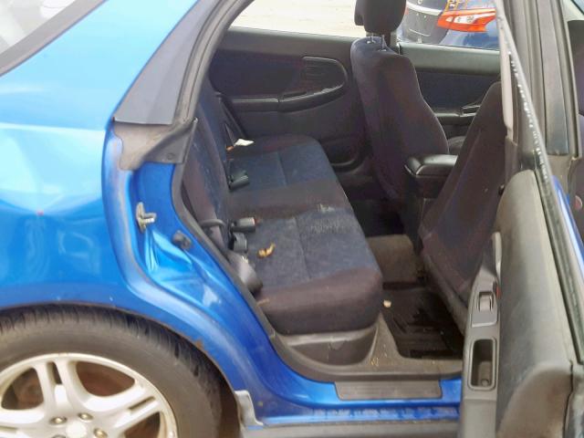 JF1GG29602G816848 - 2002 SUBARU IMPREZA WR BLUE photo 6