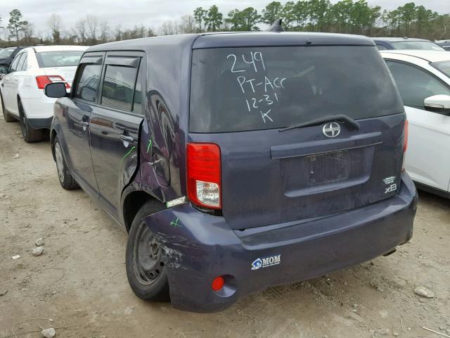 JTLZE4FE4CJ021522 - 2012 TOYOTA SCION XB 蓝色 照片 3