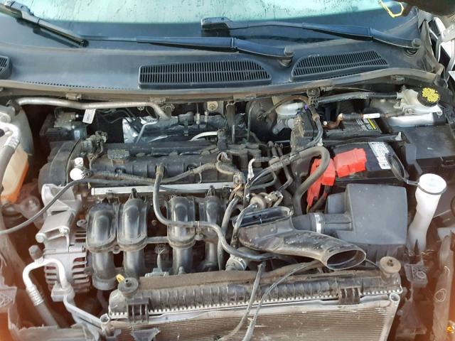 3FADP4EJ8EM217828 - 2014 FORD FIESTA SE ვერცხლისფერი ფოტო 7