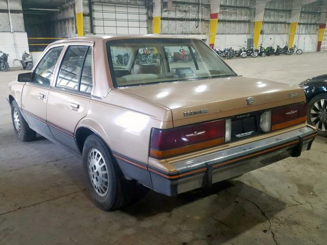 1G6JG51W4HJ507511 - 1987 CADILLAC CIMARRON GOLD photo 3