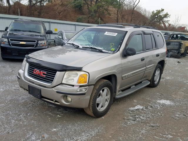 1GKDT13S422281615 - 2002 GMC ENVOY GRAY photo 2