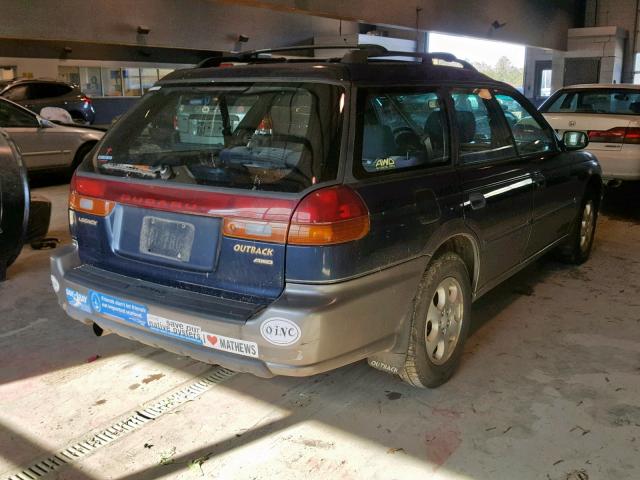 4S3BG685XW6630038 - 1998 SUBARU LEGACY 30T BLUE photo 4