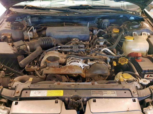 4S3BG685XW6630038 - 1998 SUBARU LEGACY 30T BLUE photo 7