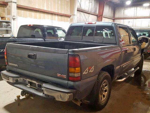 2GTEK13V661242687 - 2006 GMC NEW SIERRA GRAY photo 4