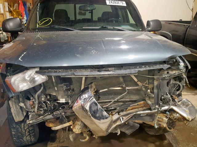 2GTEK13V661242687 - 2006 GMC NEW SIERRA GRAY photo 9