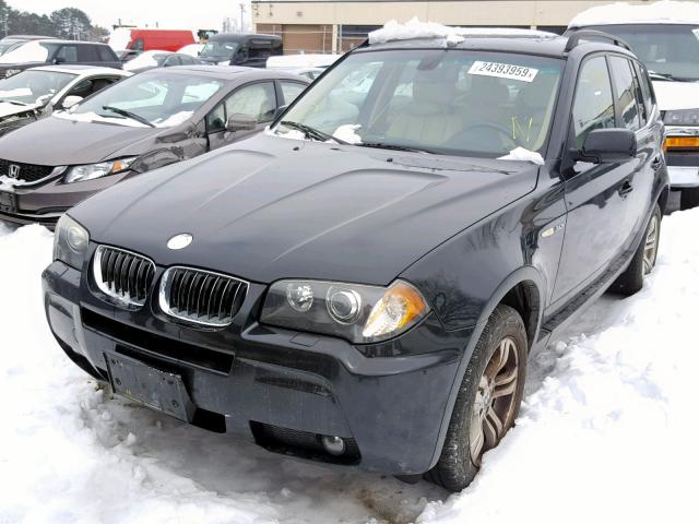 WBXPA93456WD30050 - 2006 BMW X3 3.0I BLACK photo 2