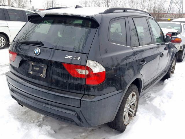 WBXPA93456WD30050 - 2006 BMW X3 3.0I BLACK photo 4