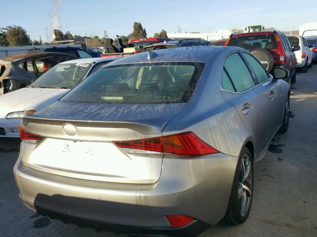 JTHBA1D26H5051264 - 2017 LEXUS IS 200T GRAY photo 4