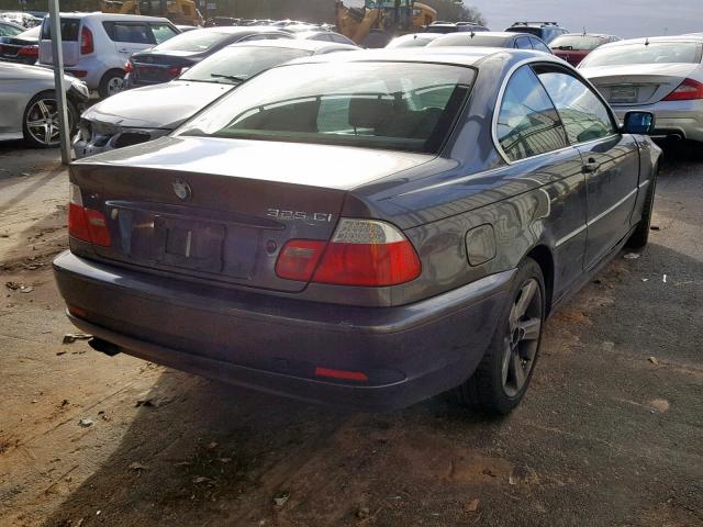 WBABD33496JY99826 - 2006 BMW 325 CI CHARCOAL photo 4